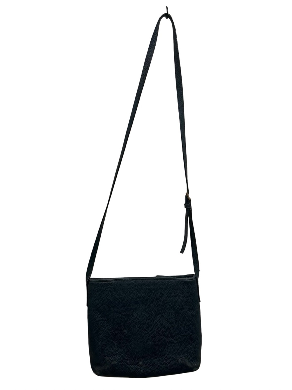 Kate Spade | Classic Messenger Black Leather Crossbody Bag with Tassel - Picture 9 of 9